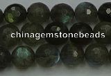 CLB902 15.5 inches 8mm faceted round labradorite gemstone beads