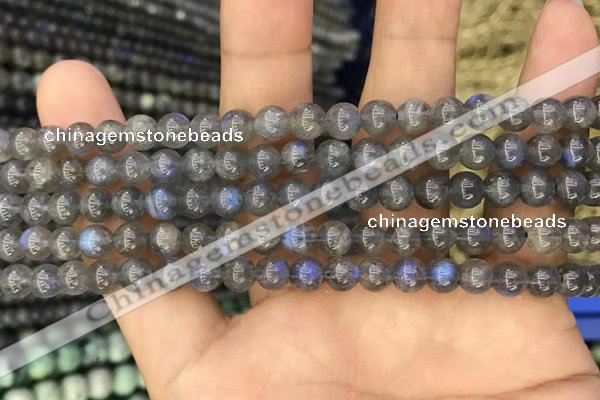 CLB916 15.5 inches 6mm round labradorite gemstone beads