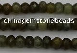 CLB956 15.5 inches 5*8mm faceted rondelle labradorite beads