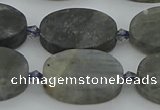 CLB978 15.5 inches 15*22mm oval labradorite gemstone beads