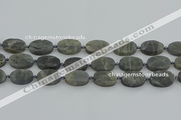 CLB978 15.5 inches 15*22mm oval labradorite gemstone beads