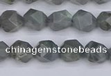 CLB981 15.5 inches 6mm faceted nuggets labradorite beads wholesale