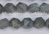 CLB982 15.5 inches 8mm faceted nuggets labradorite beads wholesale