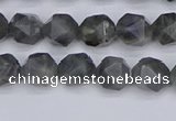 CLB986 15.5 inches 6mm faceted nuggets labradorite beads wholesale