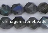 CLB989 15.5 inches 12mm faceted nuggets labradorite beads wholesale