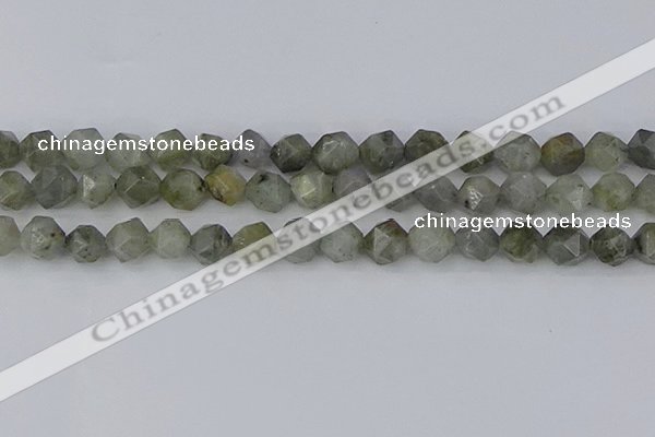 CLB995 15.5 inches 12mm faceted nuggets labradorite gemstone beads