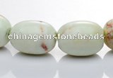 CLE01 15*20mm egg shape lemon turquoise stone beads wholesale