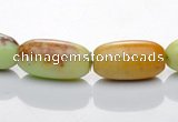 CLE04 16 inch rice 8*16mm lemon turquoise stone beads Wholesale