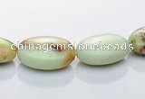 CLE08 10*14mm oval lemon turquoise gemstone beads Wholesale