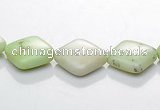 CLE14 rhombic 10*10mm lemon turquoise gemstone beads Wholesale