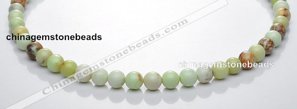 CLE19  15.5 inch round 8mm lemon turquoise stone beads Wholesale