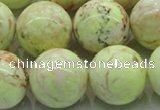 CLE206 15.5 inches 16mm round lemon turquoise beads wholesale