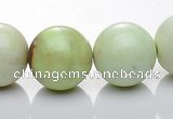 CLE21 16 inch round lemon turquoise 14mm gemstone bead Wholesale