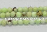 CLE31 15.5 inches 6mm round lemon turquoise beads wholesale