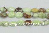 CLE52 15.5 inches 8*10mm oval lemon turquoise beads wholesale