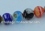 CLG501 16 inches 8mm round lampwork glass beads wholesale