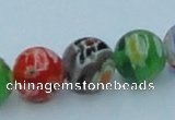 CLG502 16 inches 10mm round lampwork glass beads wholesale