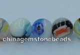 CLG509 16 inches 8mm round lampwork glass beads wholesale