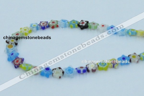 CLG513 16 inches 10*10mm star lampwork glass beads wholesale