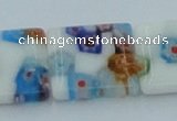 CLG523 16 inches 14*14mm square lampwork glass beads wholesale