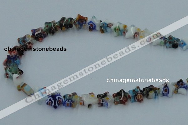 CLG528 16 inches 10*10mm star lampwork glass beads wholesale