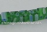 CLG561 16 inches 6*6mm cube lampwork glass beads wholesale