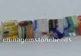 CLG562 16 inches 6*6mm cube lampwork glass beads wholesale