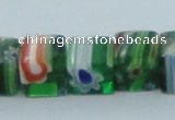 CLG563 16 inches 8*8mm cube lampwork glass beads wholesale