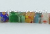 CLG566 16 inches 6*6mm cube lampwork glass beads wholesale