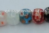 CLG571 16 inches 8*10mm rondelle lampwork glass beads wholesale