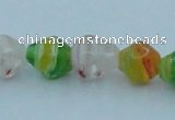 CLG577 16 inches 8*10mm rice lampwork glass beads wholesale