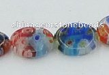 CLG589 16 inches 10*12mm oval lampwork glass beads wholesale