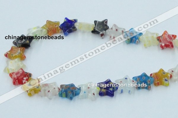 CLG592 16 inches 14*14mm star lampwork glass beads wholesale