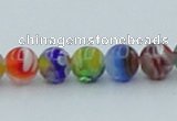 CLG600 16 inches 6mm round lampwork glass beads wholesale