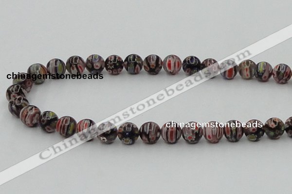 CLG604 16 inches 10mm round lampwork glass beads wholesale