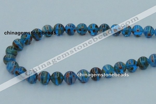 CLG605 16 inches 10mm round lampwork glass beads wholesale