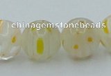 CLG606 16 inches 12mm round lampwork glass beads wholesale