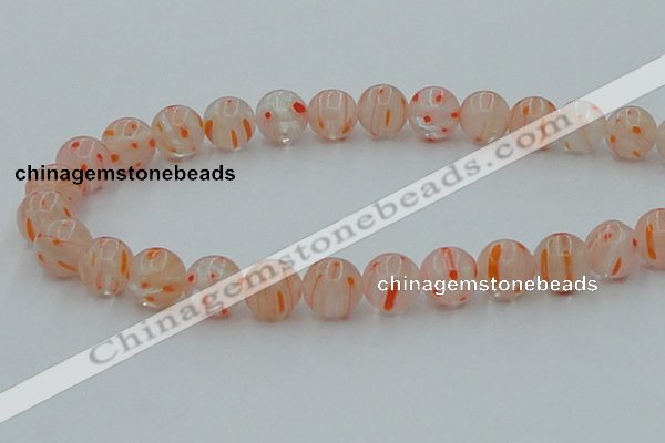 CLG607 16 inches 12mm round lampwork glass beads wholesale