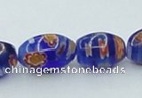 CLG613 5PCS 16 inches 7*12mm rice lampwork glass beads wholesale