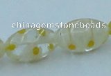 CLG614 3PCS 16 inches 10*16mm rice lampwork glass beads wholesale