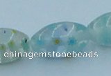 CLG615 3PCS 16 inches 10*16mm rice lampwork glass beads wholesale