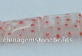 CLG619 5PCS 16 inches 10*14mm rectangle lampwork glass beads wholesale