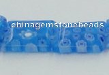 CLG620 5PCS 16 inches 10*14mm rectangle lampwork glass beads wholesale