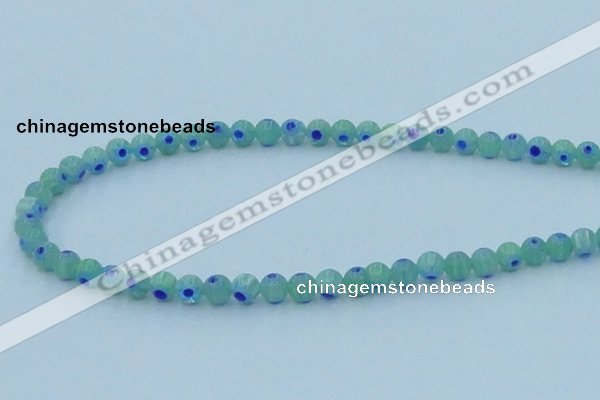 CLG624 10PCS 16 inches 6mm round lampwork glass beads wholesale