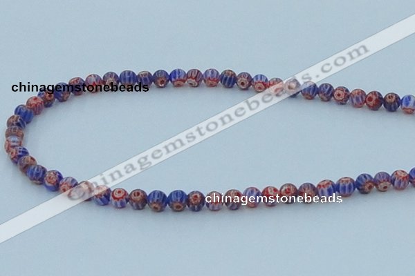 CLG628 10PCS 16 inches 6mm round lampwork glass beads wholesale