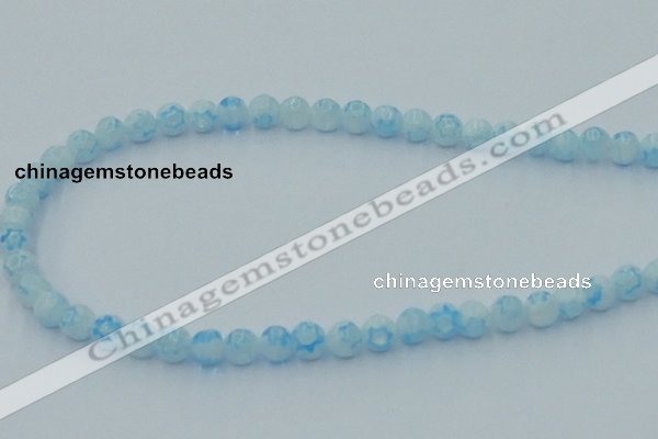 CLG629 10PCS 16 inches 6mm round lampwork glass beads wholesale