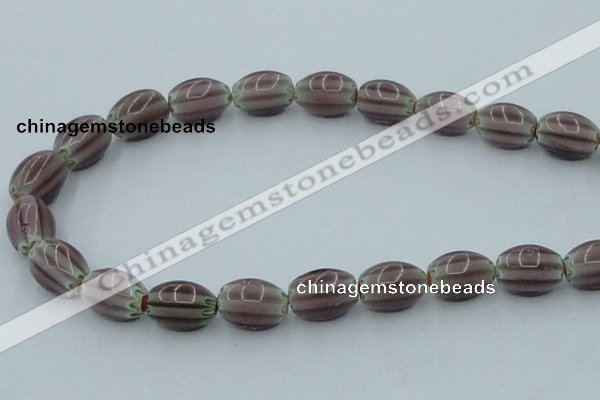 CLG632 5PCS 16 inches 10*14mm oval lampwork glass beads wholesale