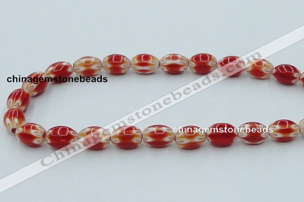 CLG633 5PCS 16 inches 10*14mm oval lampwork glass beads wholesale