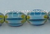 CLG635 5PCS 16 inches 10*14mm oval lampwork glass beads wholesale