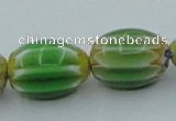 CLG638 5PCS 16 inches 10*14mm oval lampwork glass beads wholesale